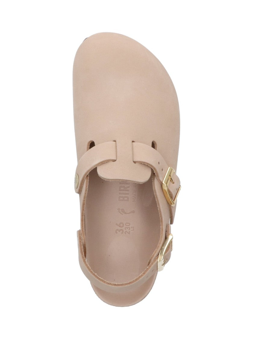 Birkenstock "Tokio" Slingback Mules – Beige