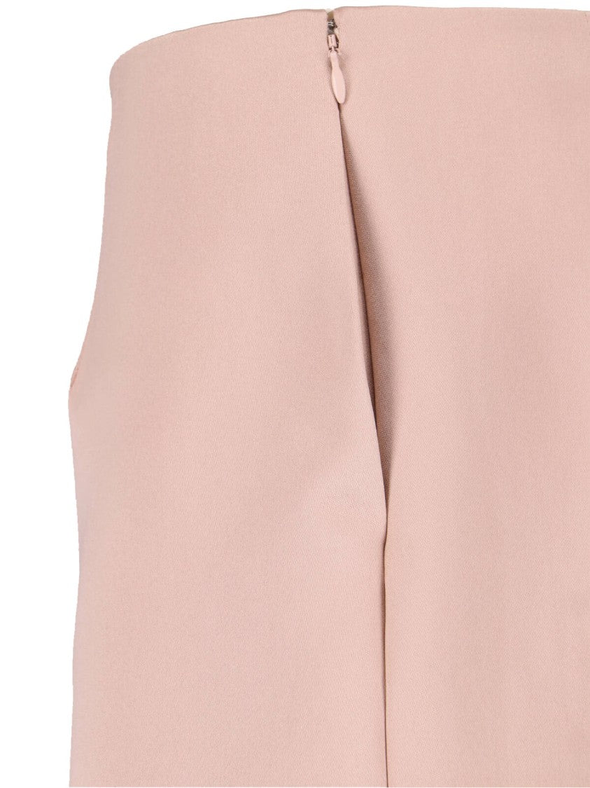 Chloé Satin Mini Skirt Pink