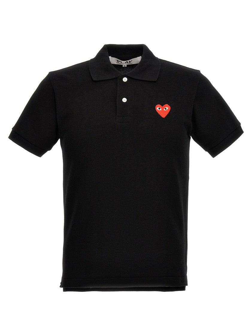 Comme Des Garçons Logo Patch Polo Shirt