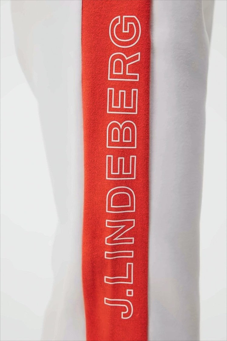 J Lindeberg Track Pants With Orange Side Stripes