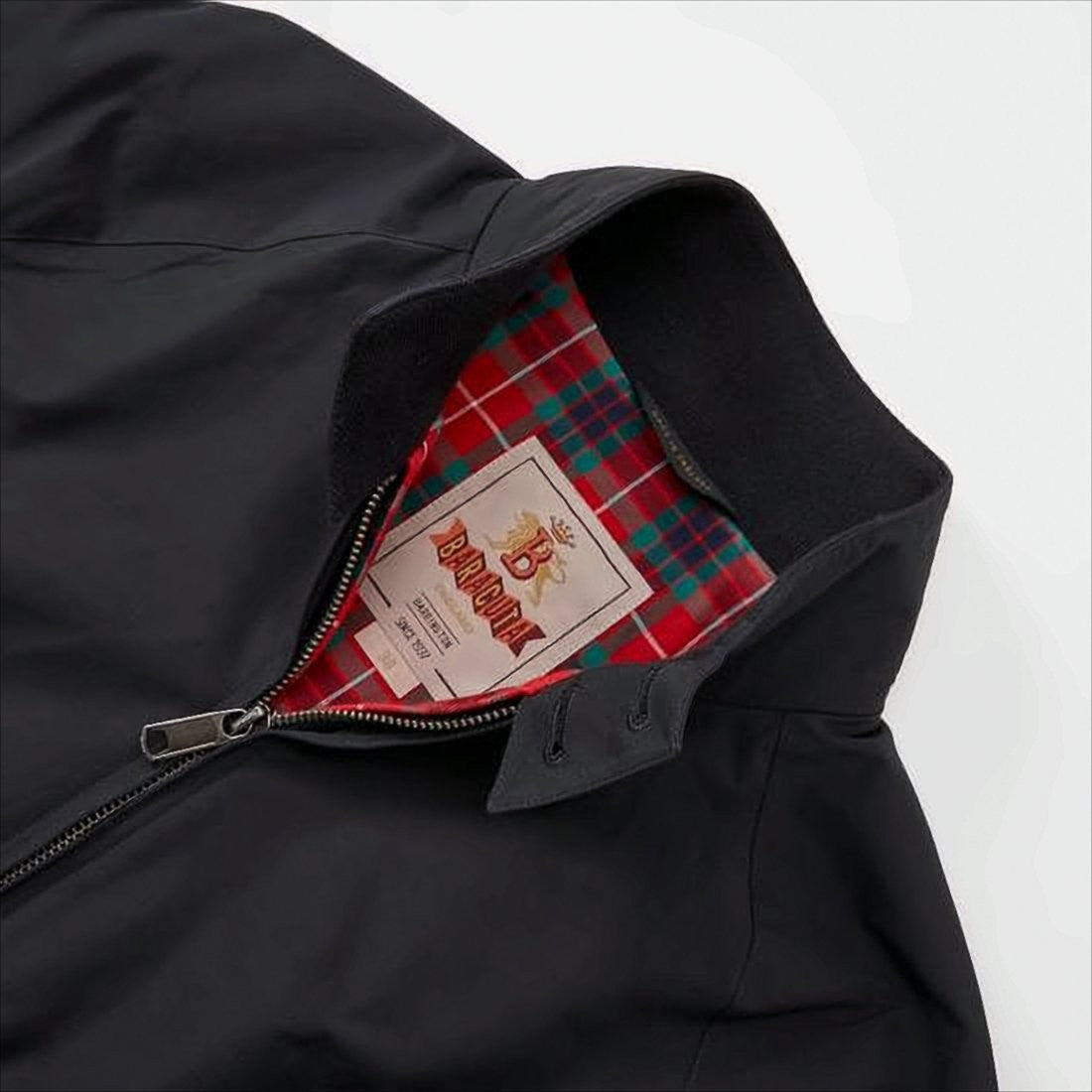 Baracuta Classic Harrington Jacket With Tartan Lining