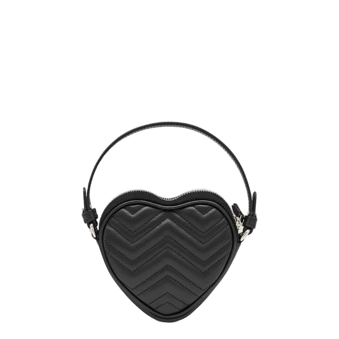 Gucci Heart-Shaped Mini Shoulder Bag In Quilted Leather