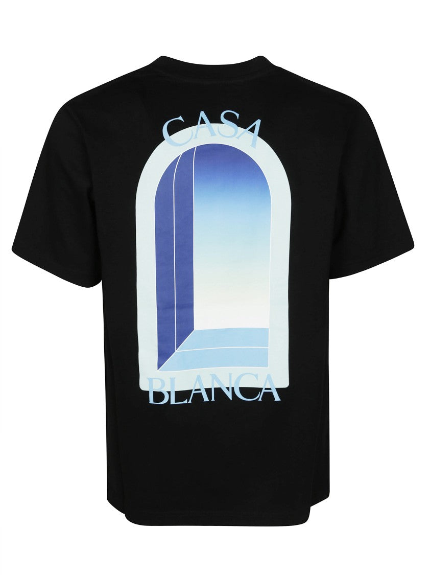 Casablanca Black Classic Gradient Arch T-Shirt