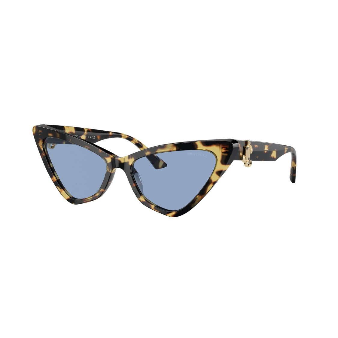 Jimmy Choo 0Jc5008 Bold Tortoiseshell Cat-Eye Sunglasses