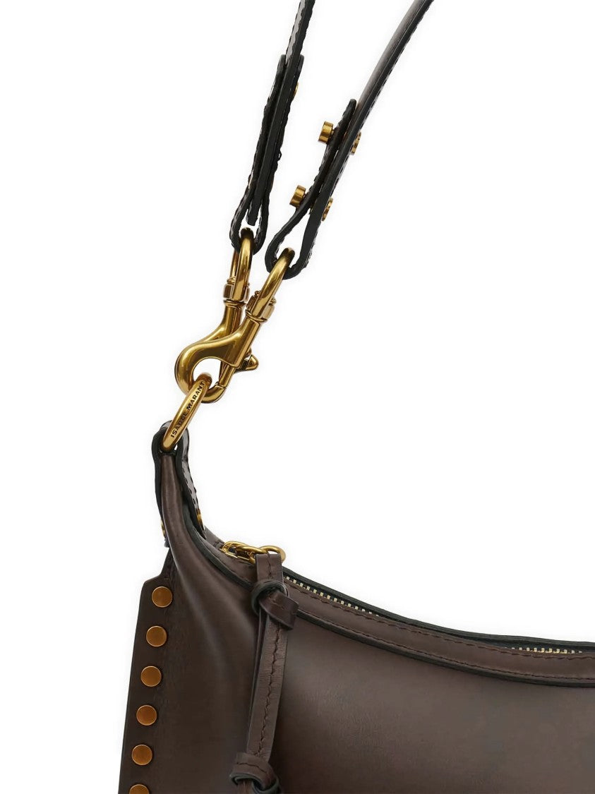 Isabel Marant Naoko Smooth Leather Shoulder Bag