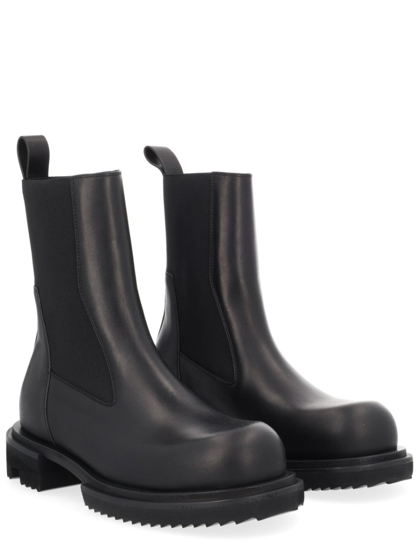 Rick Owens Beatle Gabe Elastic Side Boots