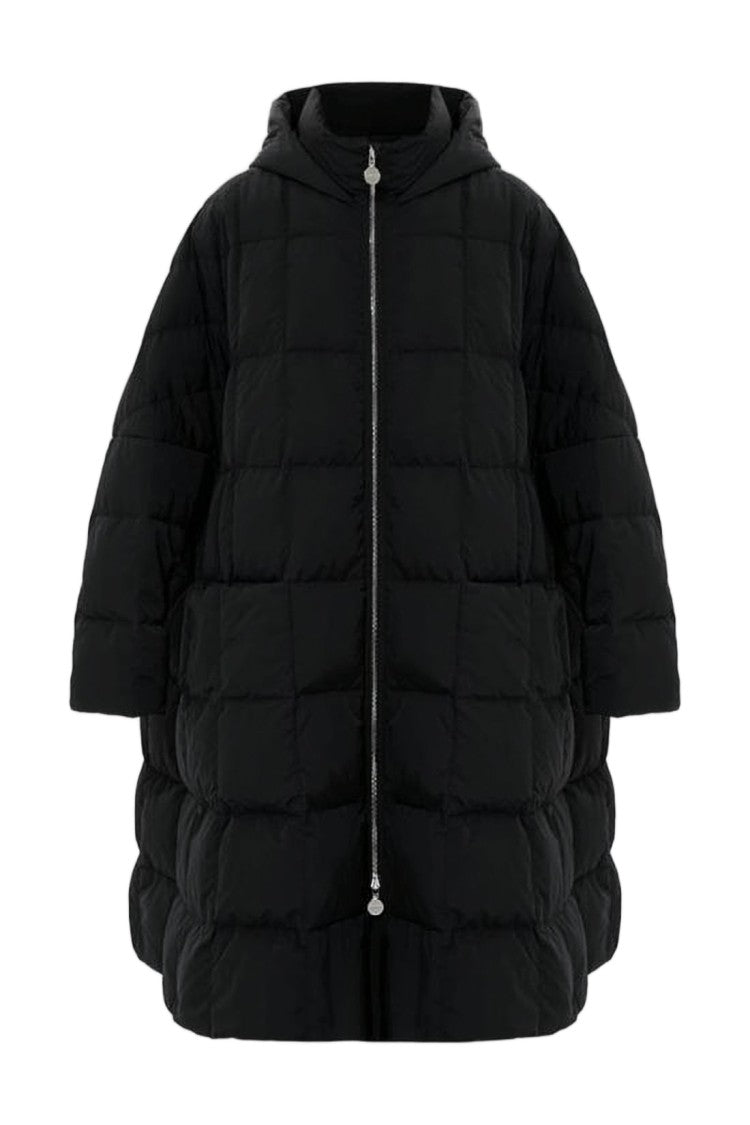 Ienki Ienki Quilted Black Down Coat With Oversized Silhouette
