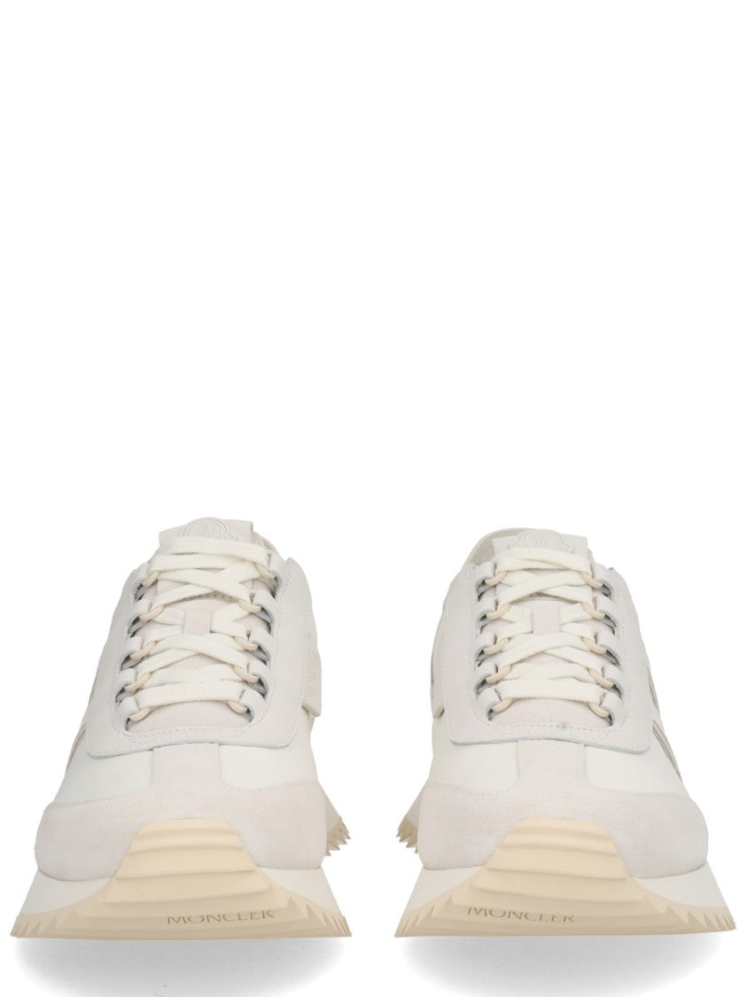 Moncler Pacy2 White Leather Zigzag Sole Sneakers