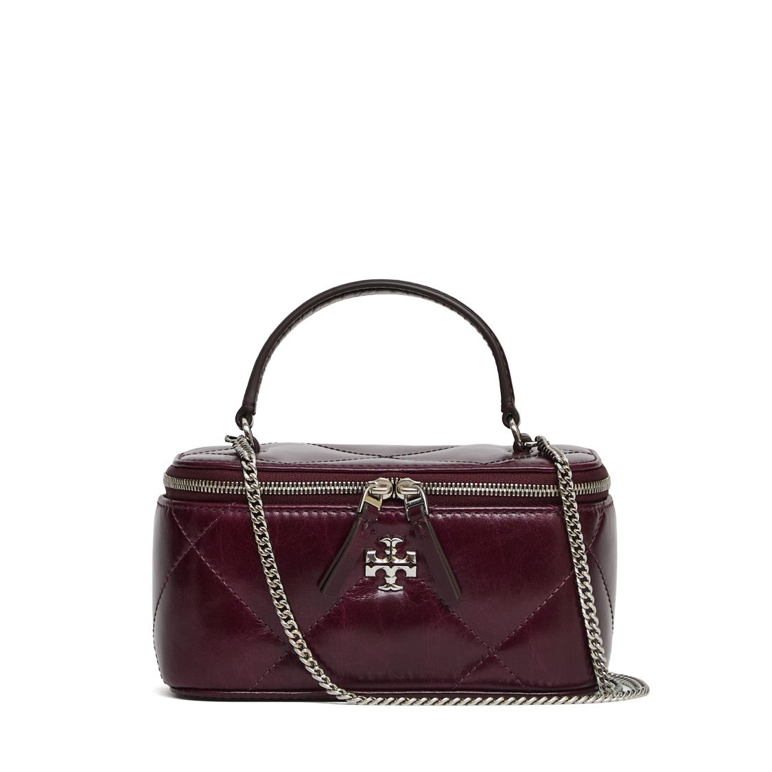 Tory Burch Kira Diamond Quilt Distressed Vanity Case