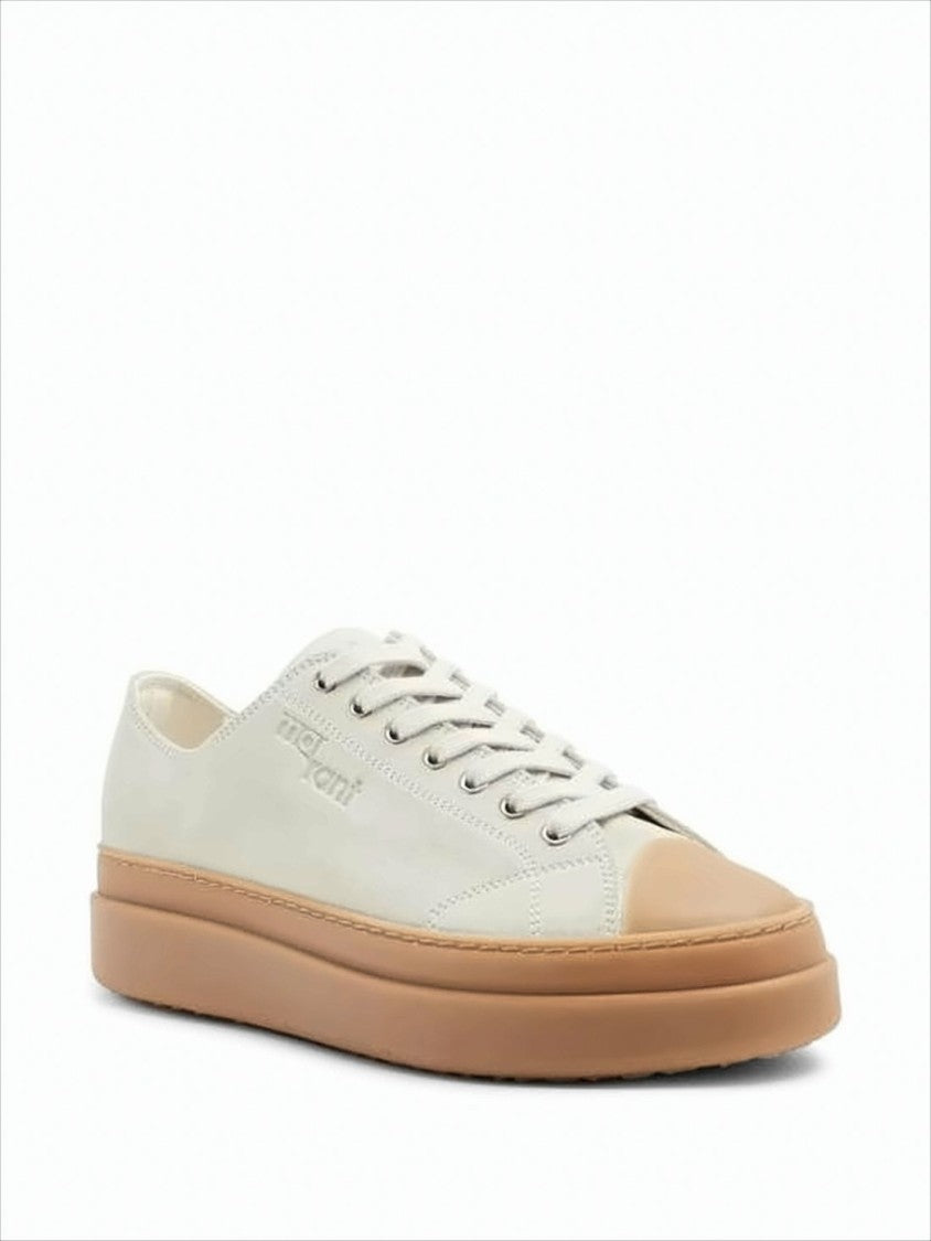Isabel Marant Low-Top Sneakers With Smooth Cotton Upper