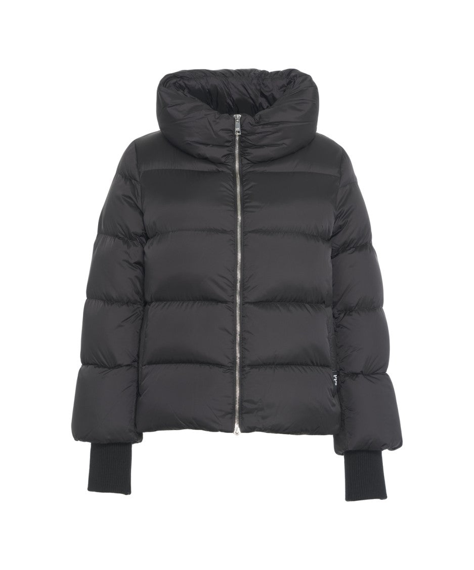 Add Nero Puffer Coat With High Collar