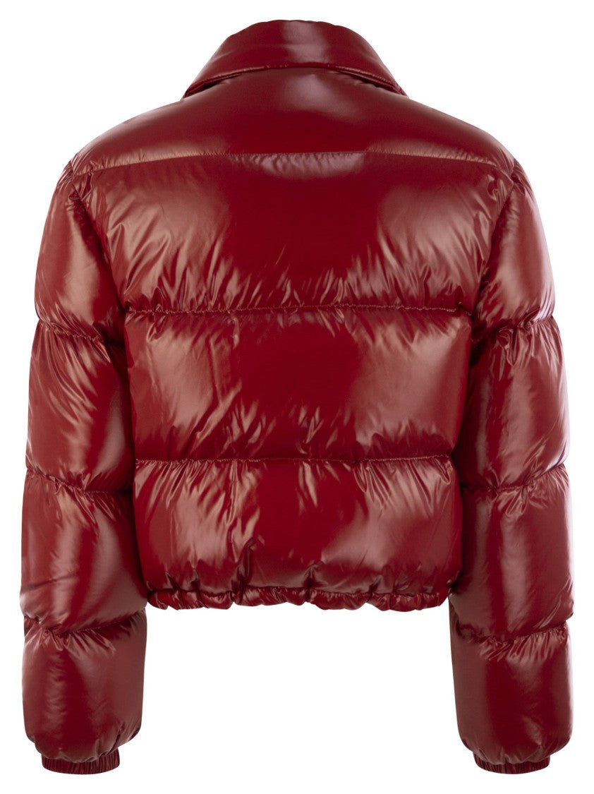 Fay 3-Hook Cropped Down Jacket