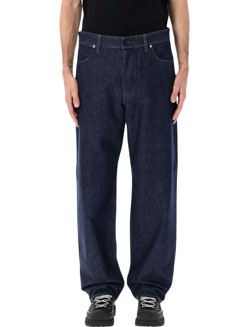 Stone Island Indigo Rinsed Denim Loose Jeans