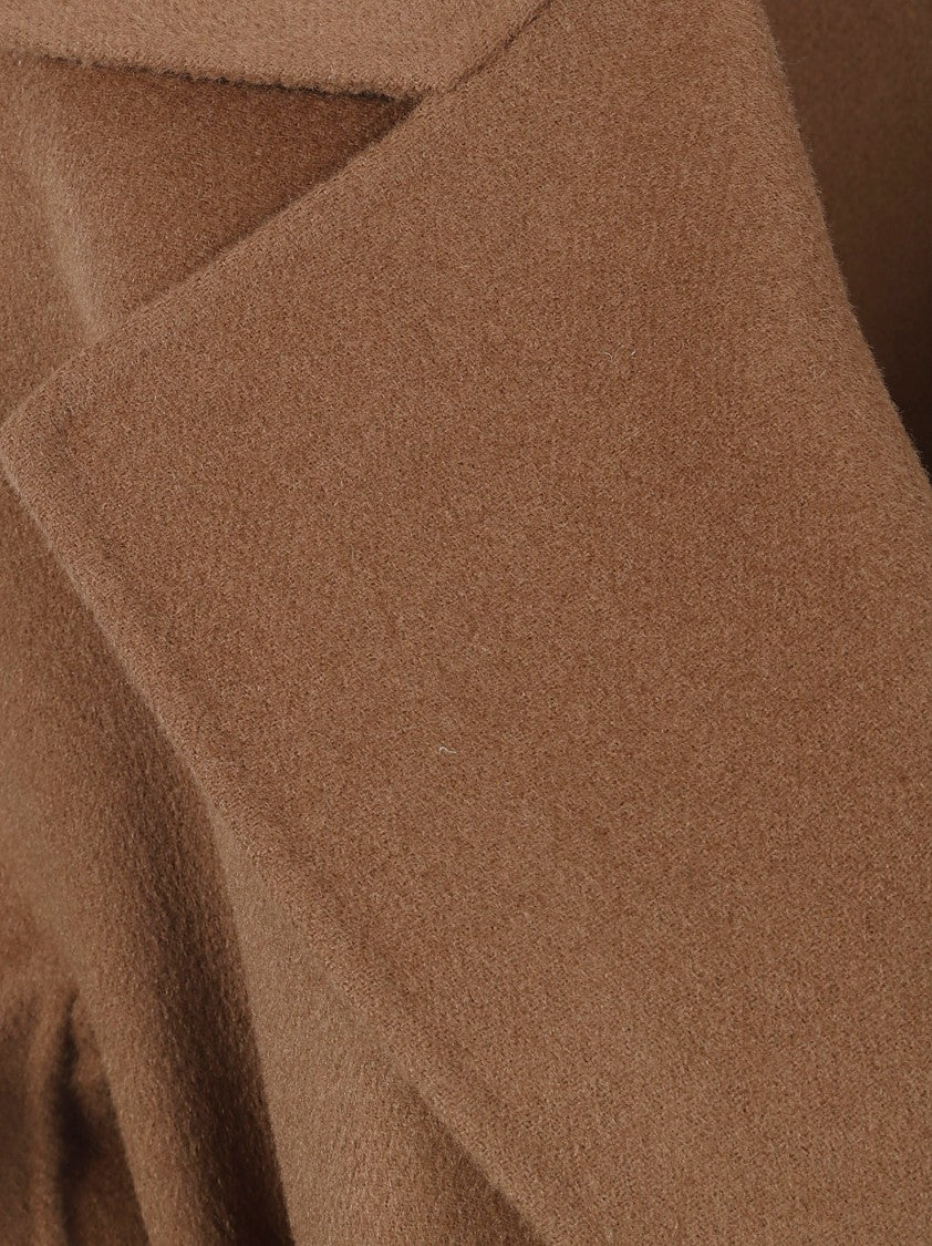 Max Mara Knee-Length Coat With Wide Lapel