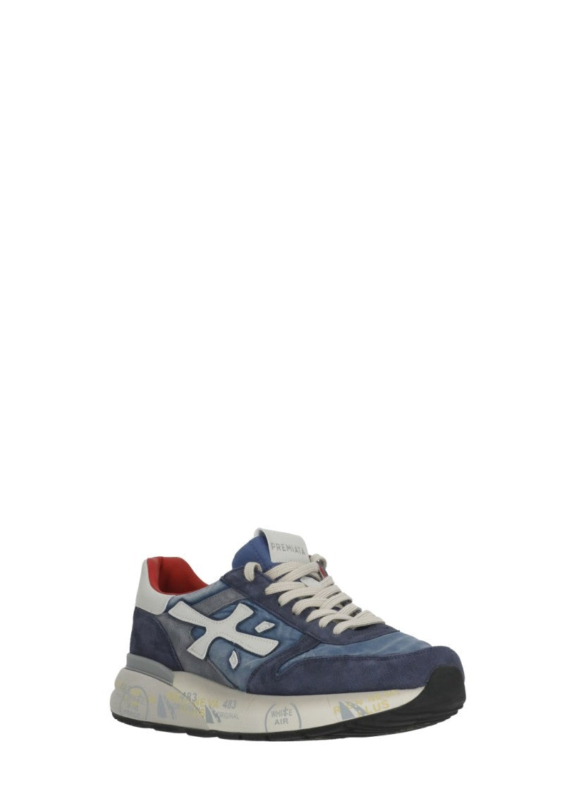 Premiata Blue Mick 8006 Suede Sneakers