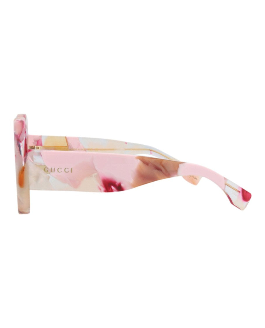 Gucci Round-Frame Recycled Acetate Sunglasses