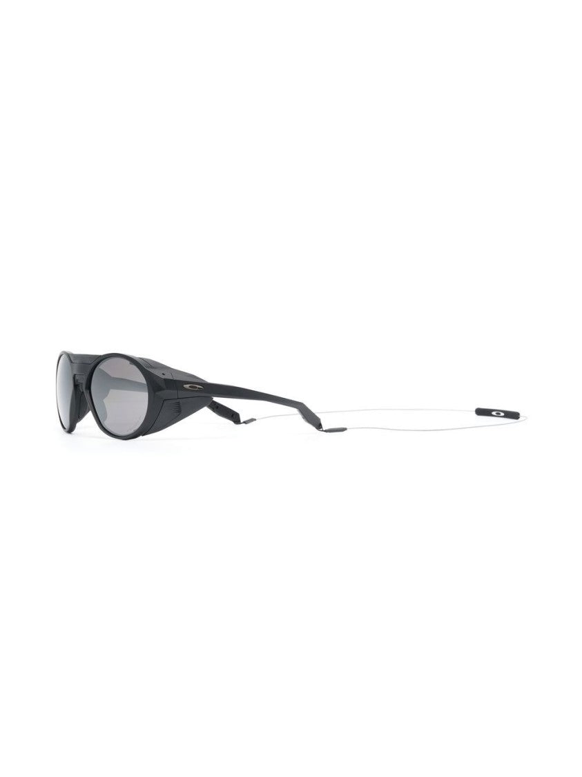 Oakley Wraparound Black Clifden Sunglasses With Adjustable Ear Hooks