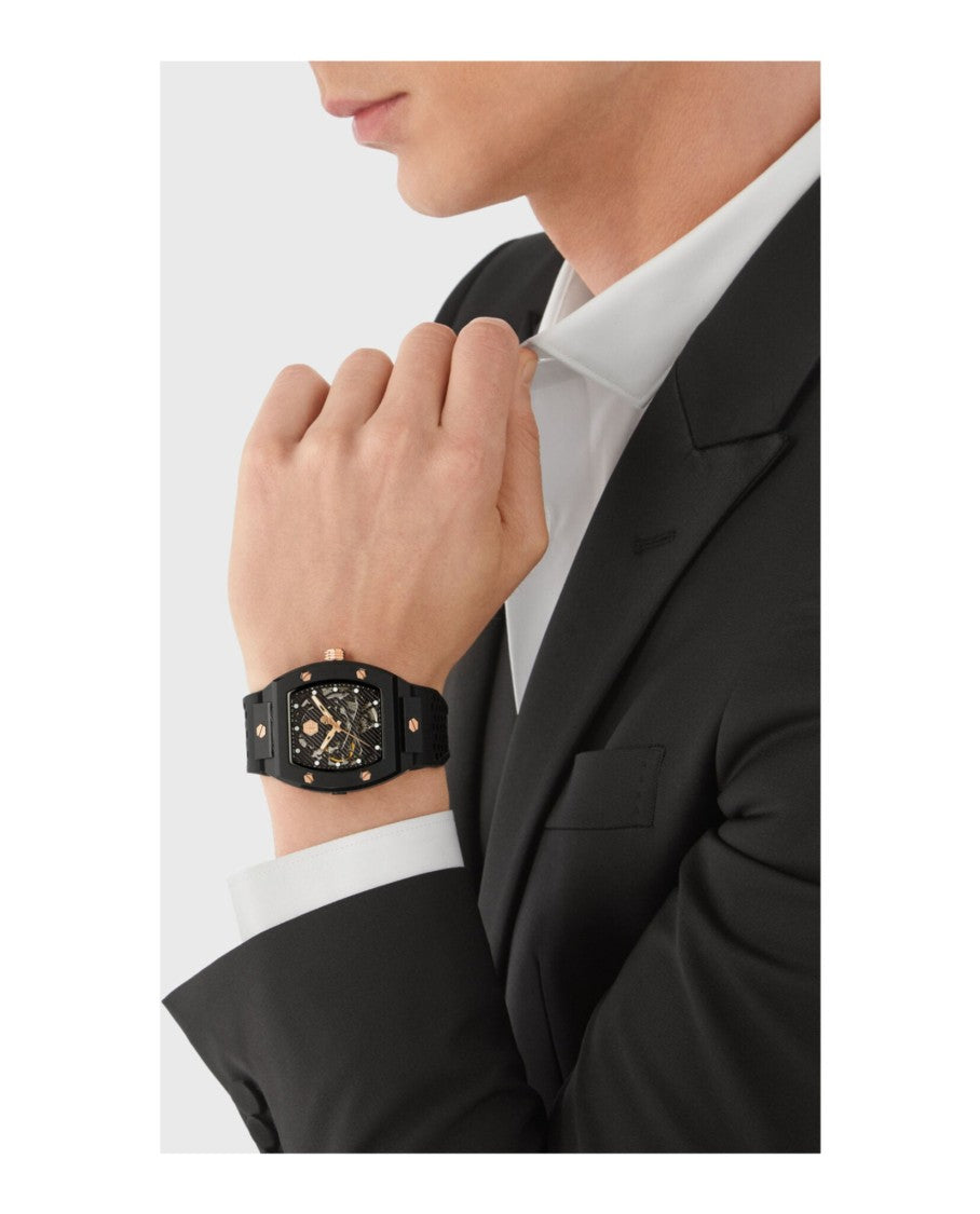 Philipp Plein Keleton Ecoceramic Automatic Watch With Skeleton Dial