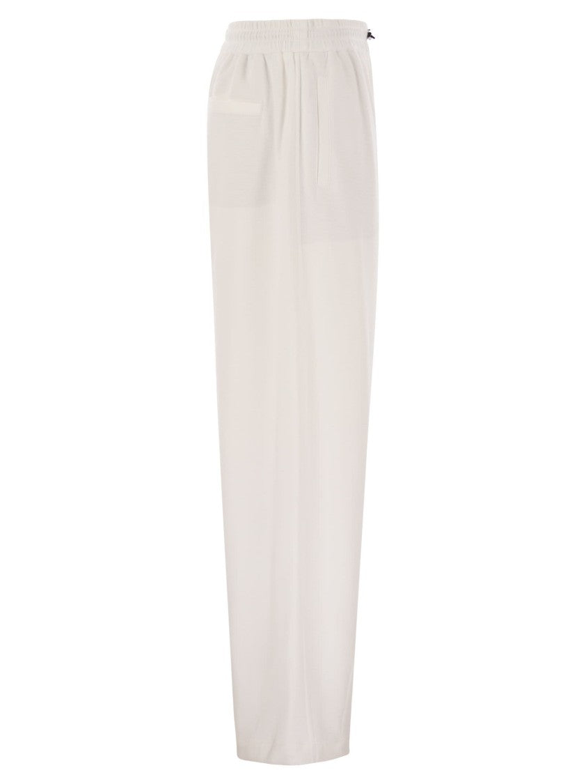 Brunello Cucinelli Track Trousers In Couture Interlock