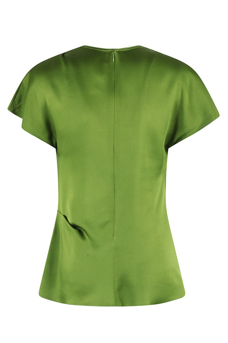Victoria Beckham Drapde Pleat Detail Top