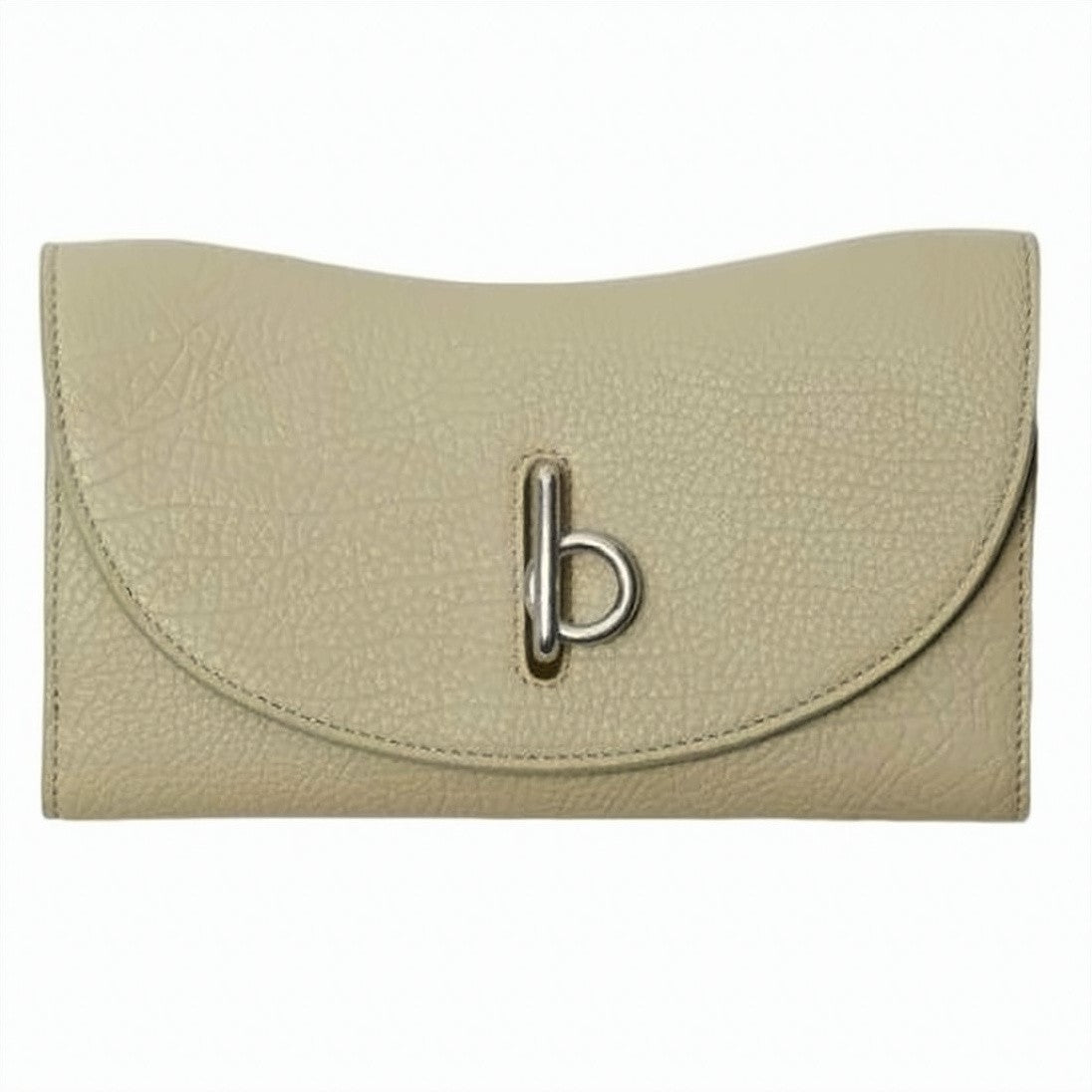 Burberry Textured Leather Long Wallet