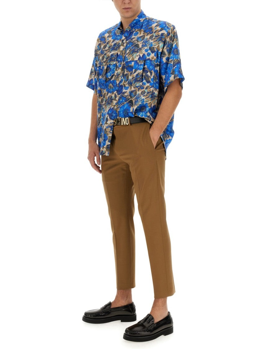 Moschino Oversized Floral Print Shirt