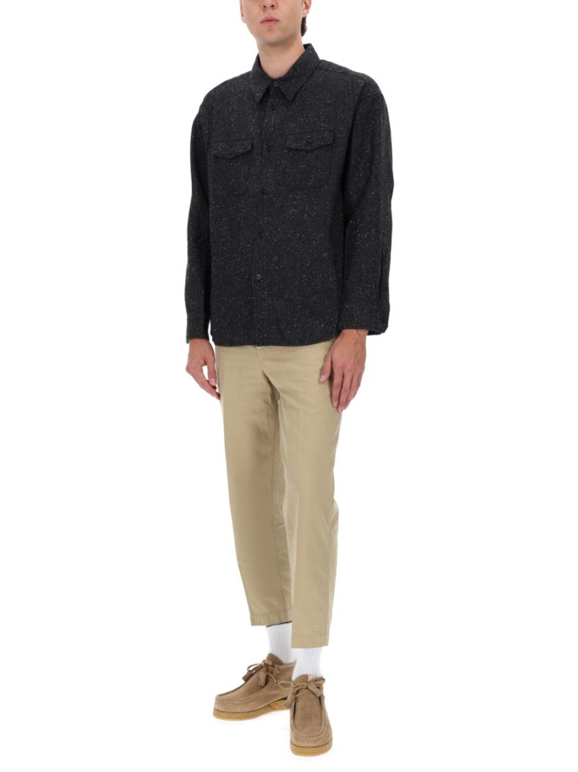 Visvim Beige Cotton Cropped Chinos