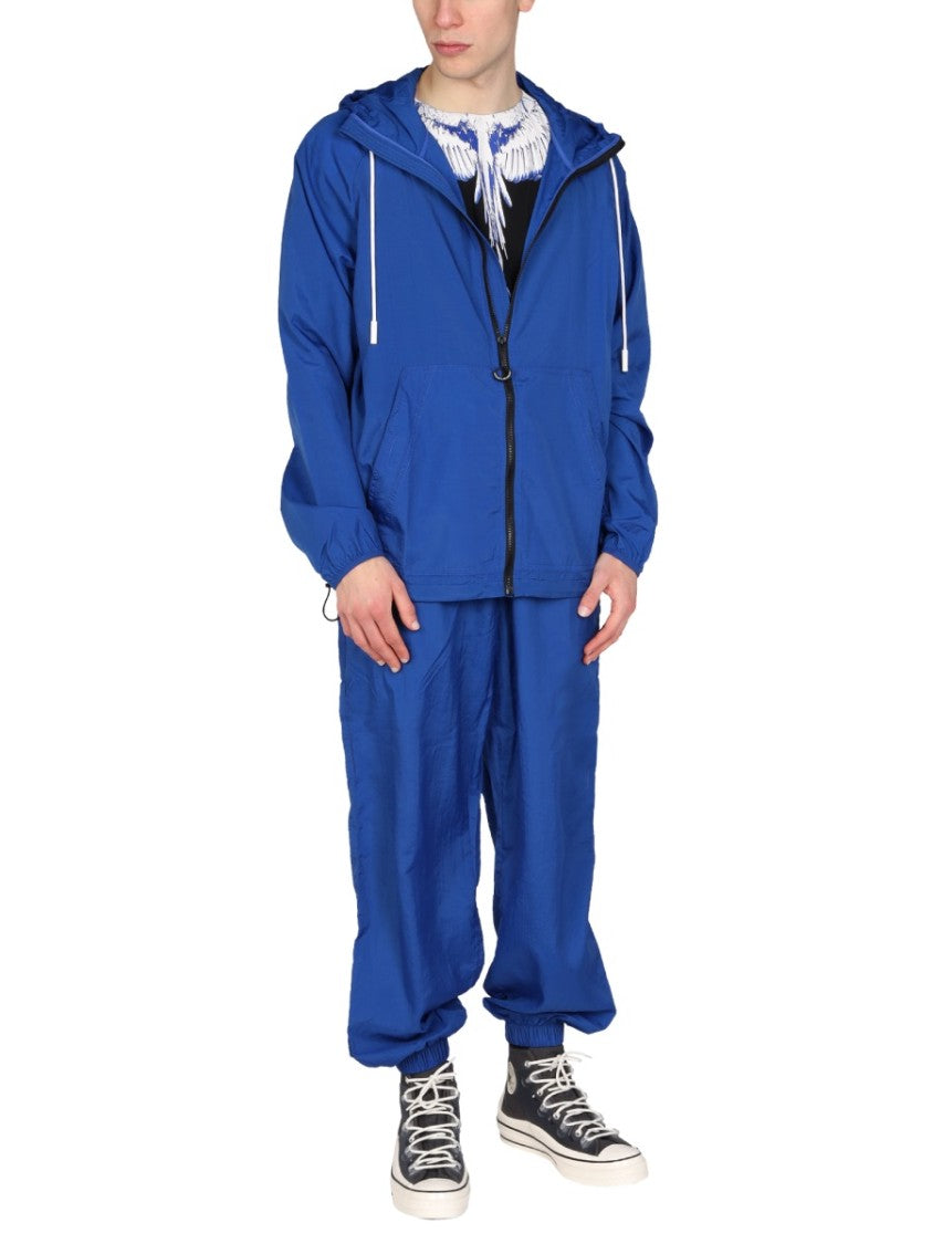 Marcelo Burlon Cross Print Windbreaker Jacket