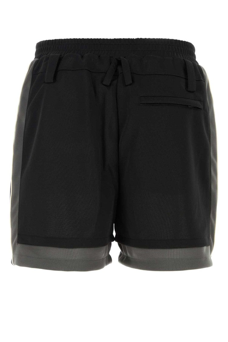 Ambush Black Polyester Bermuda Shorts