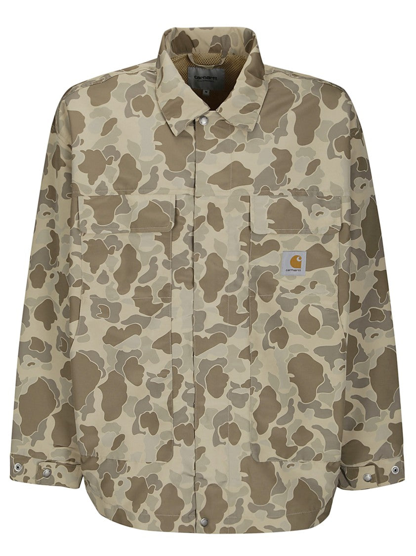 Carhartt Wip Front Kangaroo Pockets Collared Jacket