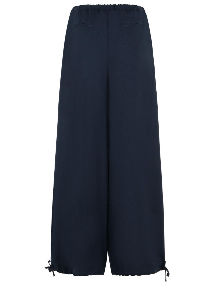 Marni Blue Virgin Wool Trousers