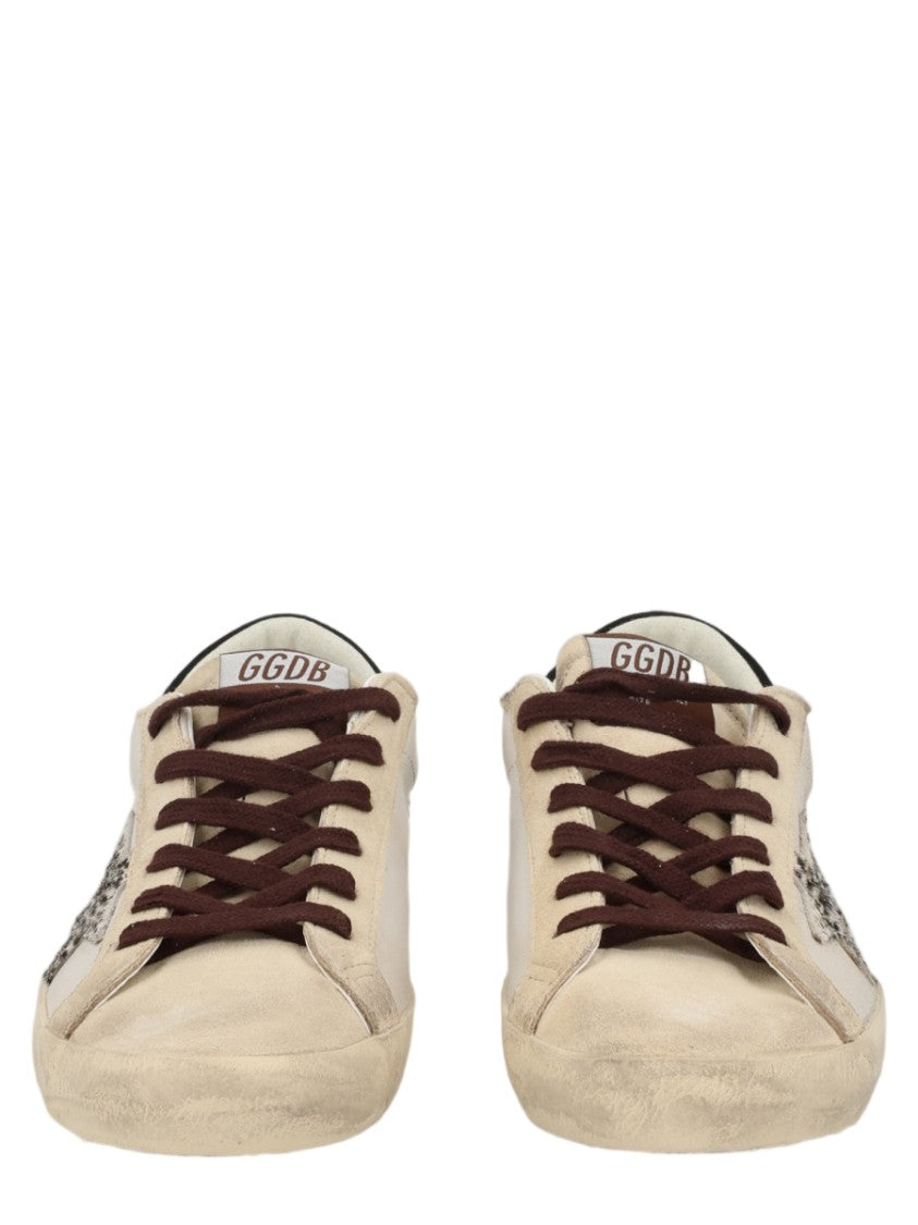 Golden Goose Super-Star Vintage-Inspired Distressed Leather Sneakers