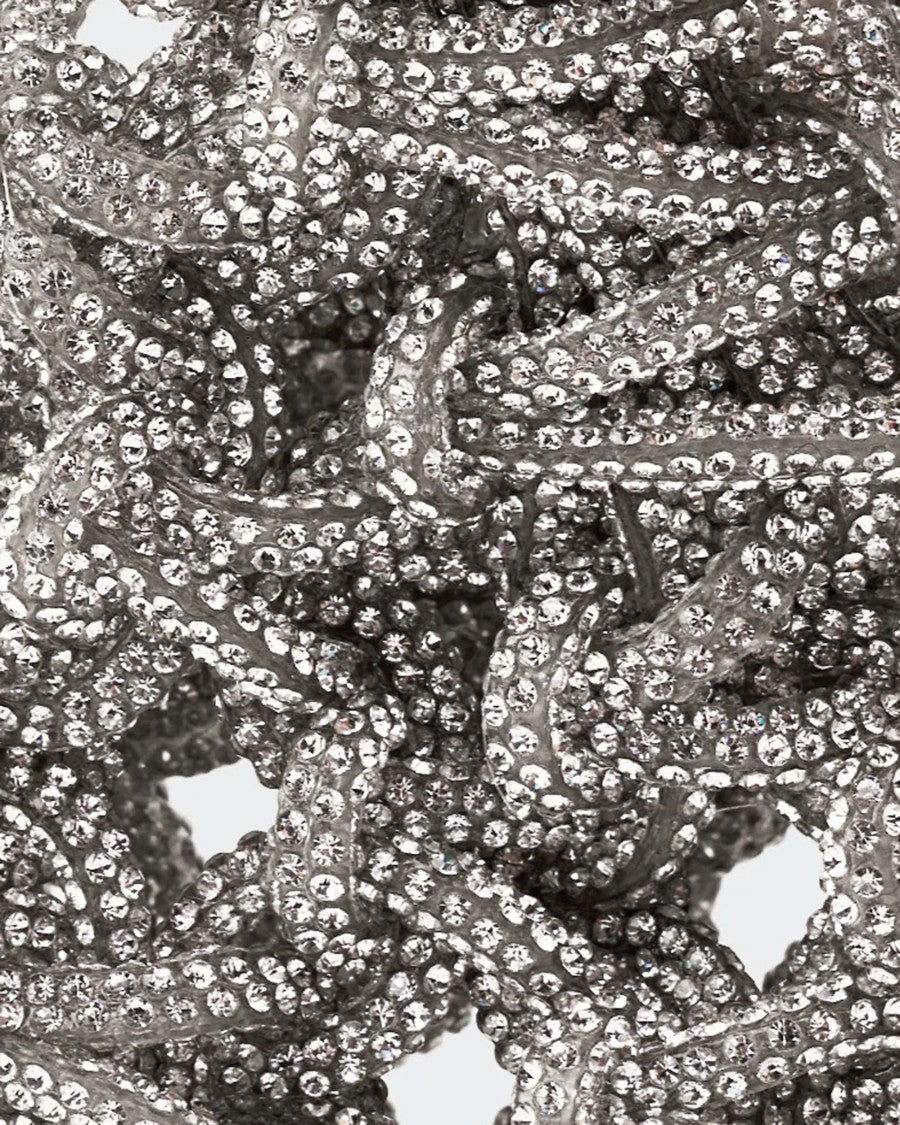 Hibourama Mini Crystal-Embellished Handwoven Shoulder Bag