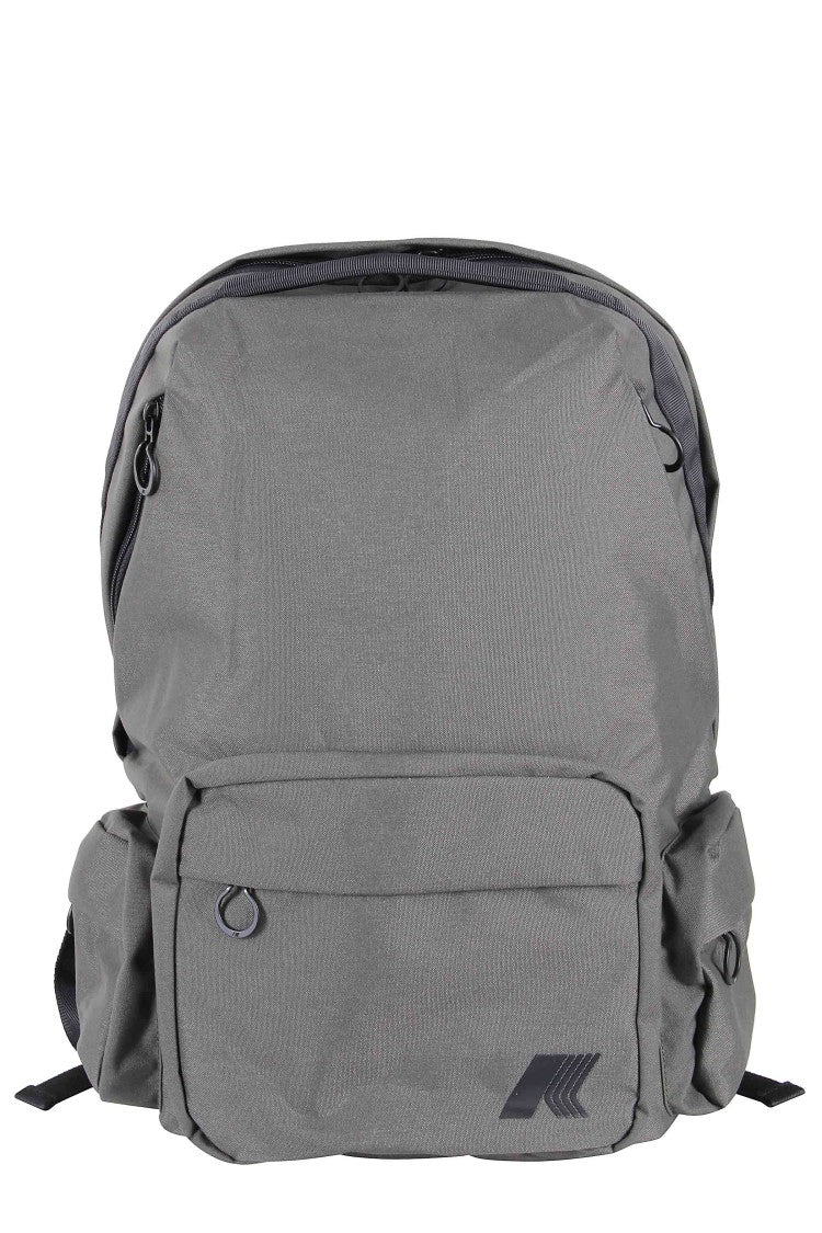 K-Way Green Anais Two-Way Zip Nylon Backpack