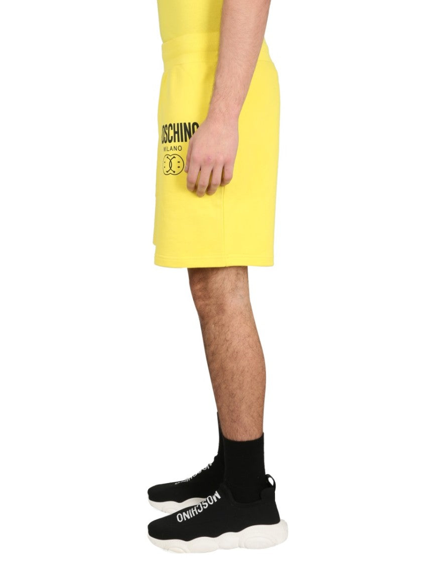 Moschino Yellow Bermuda Shorts