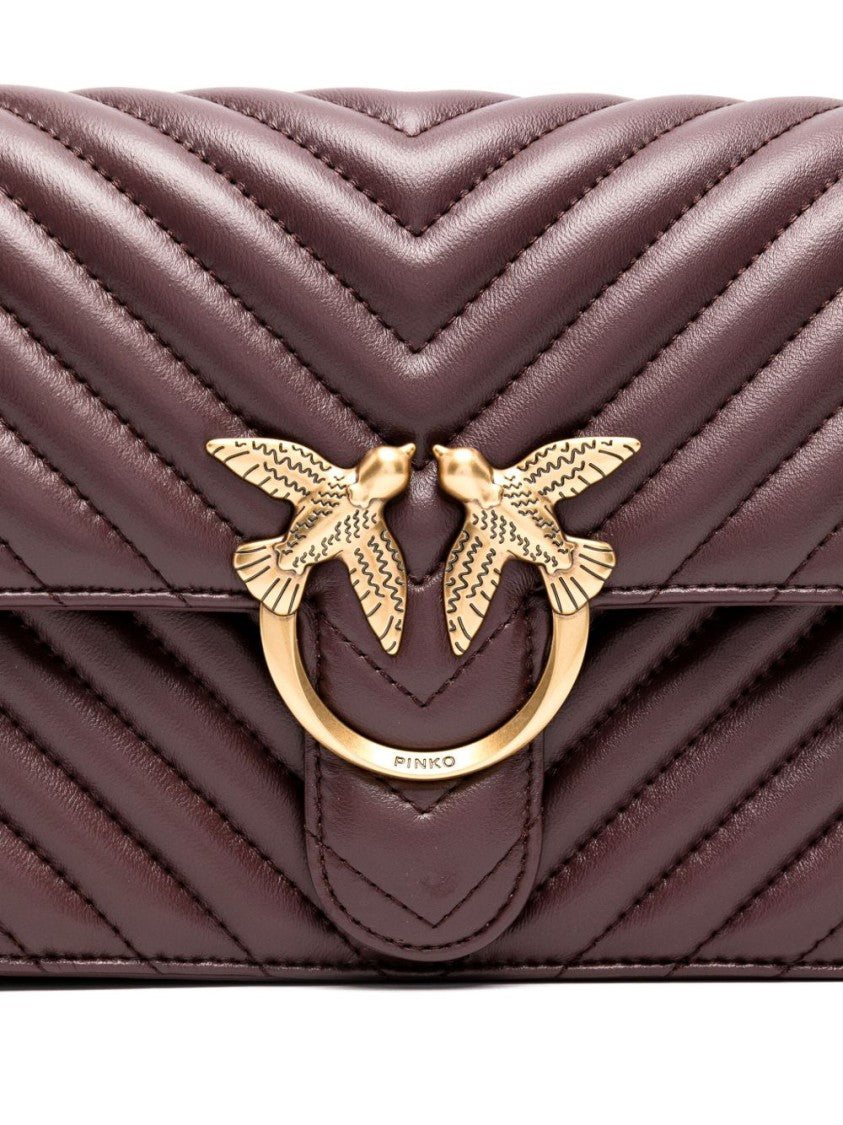 Pinko One Chevron Classic Love Bag