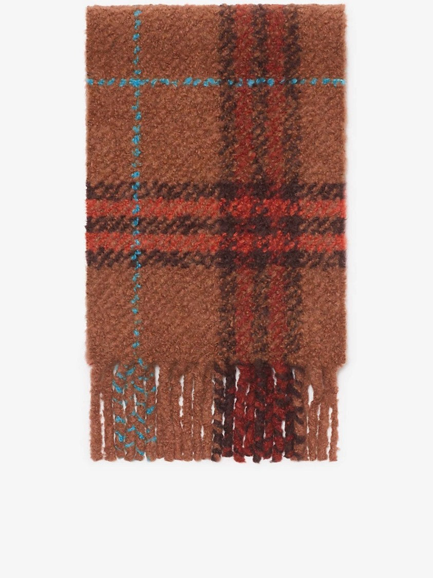 Burberry G Chck Textured Boucle Check Scarf