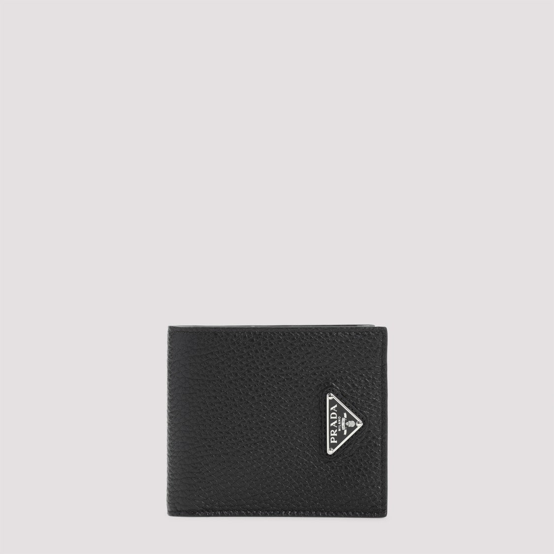 Prada Billford Black Calf Leather Wallet