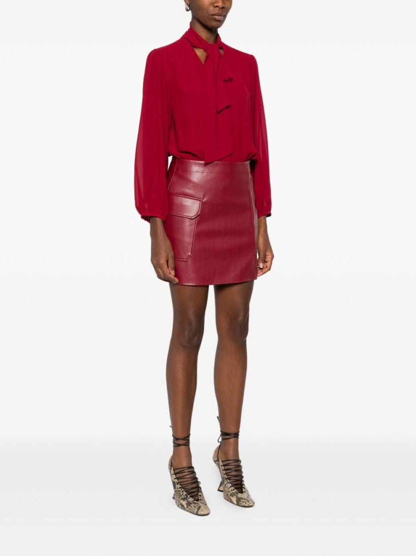 Liu Jo Mini Dress With Tied Neckline