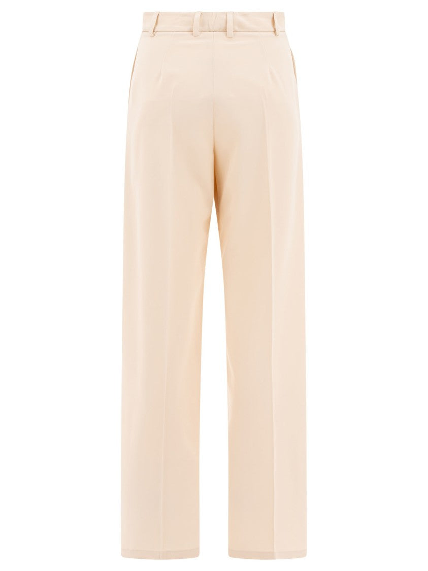 F.It Straight-Leg Trousers With Mid-Rise Waist