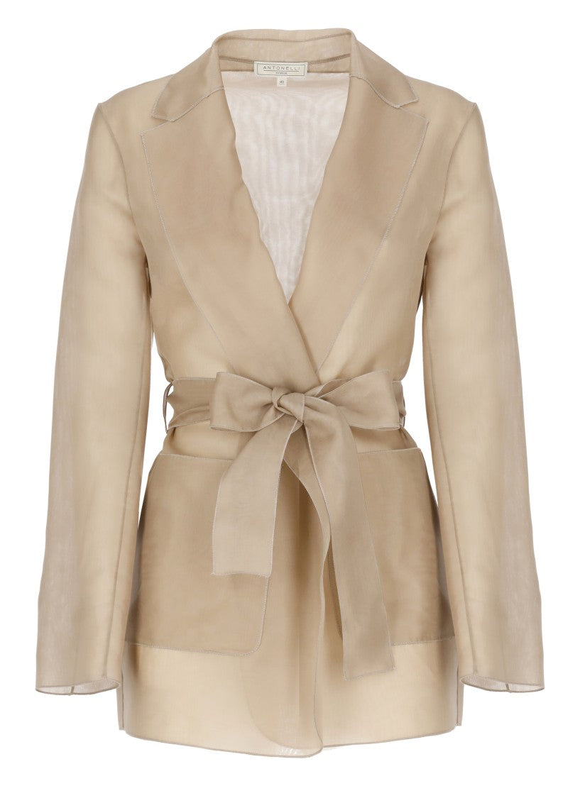 Antonelli Beige Viscose James Jacket