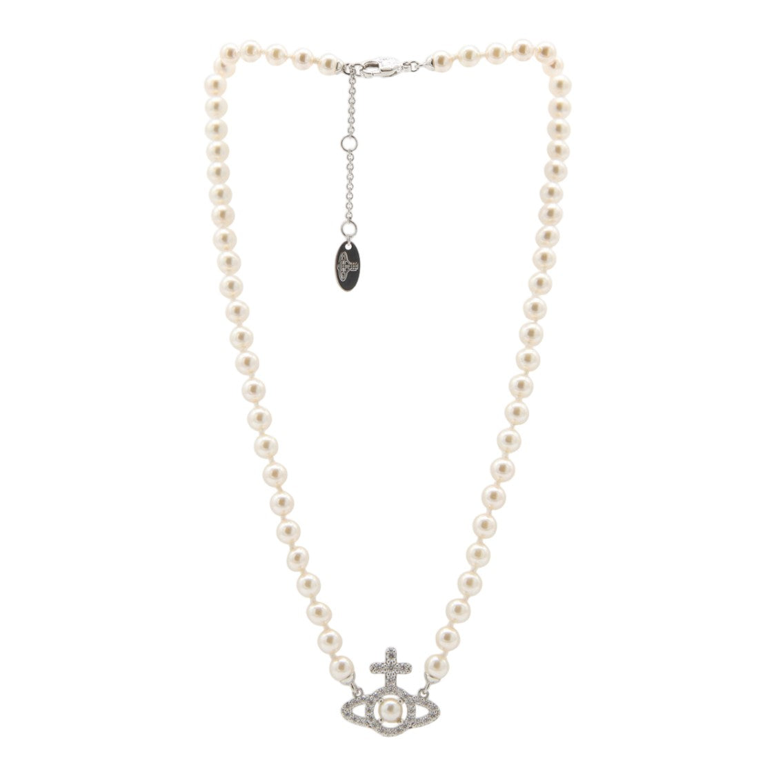 Vivienne Westwood Platinum Brass Necklaces