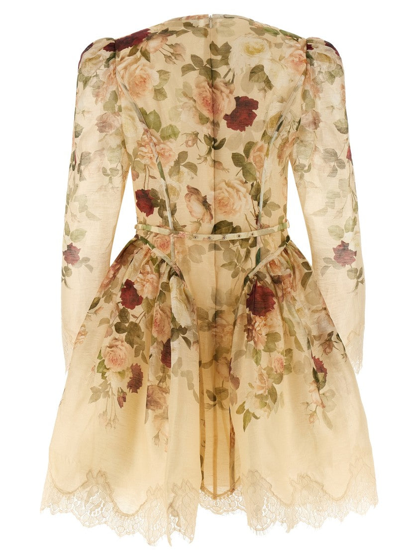 Zimmermann 'Hypnotic Lace Trim Mini' Dress