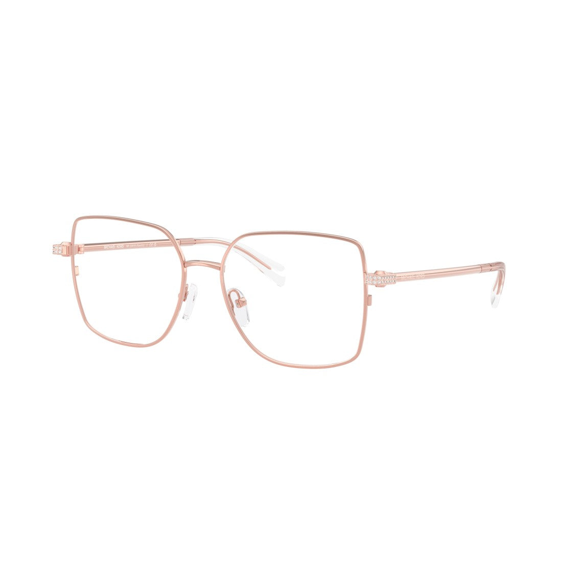 Michael Kors 0Mk3091b Delicate Rose Gold Metal Frame Eyeglasses With Adjustable Nose Pads