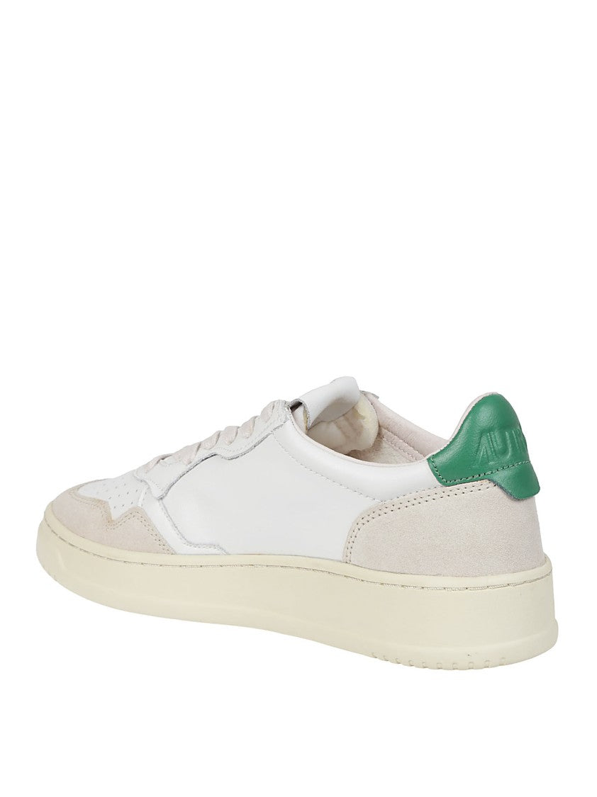 Autry Low-Top Sneakers With Suede Overlays And Padded Collar