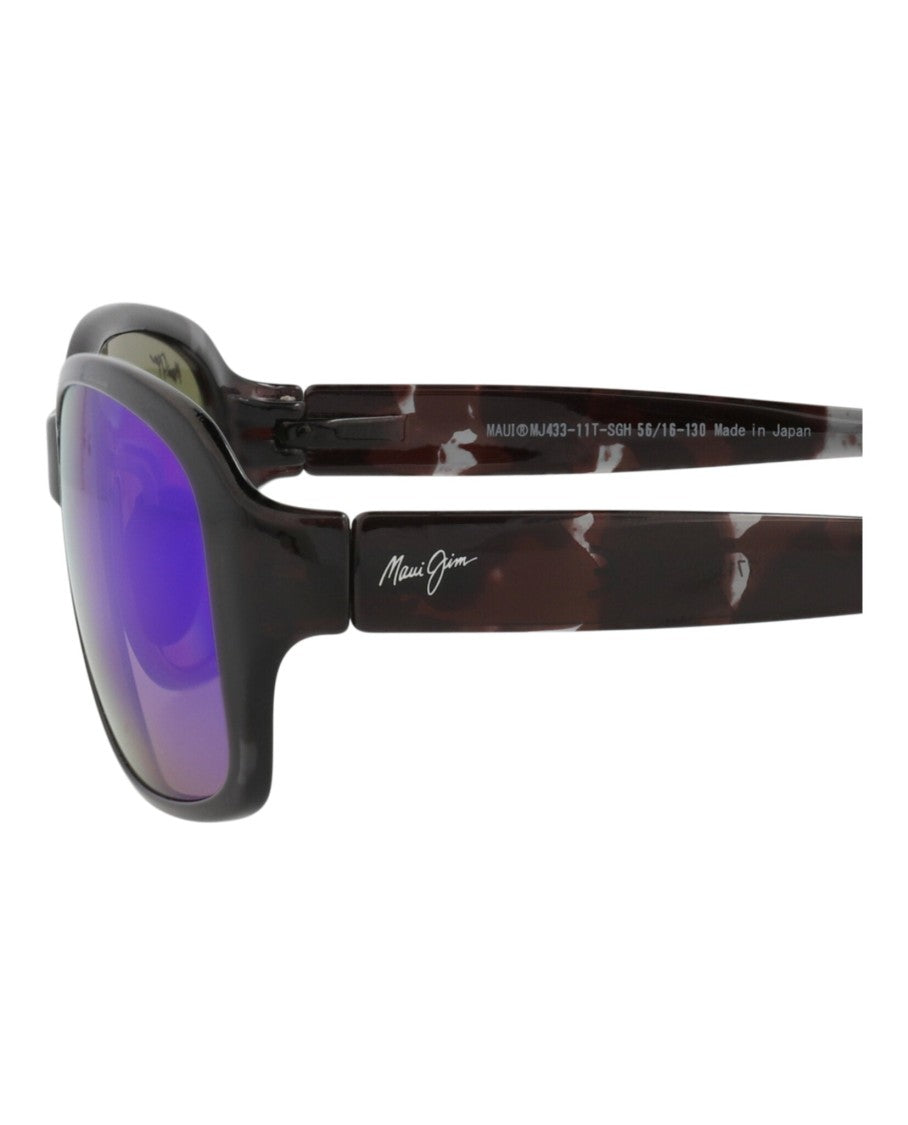 Maui Jim Square-Frame Nylon Sunglasses