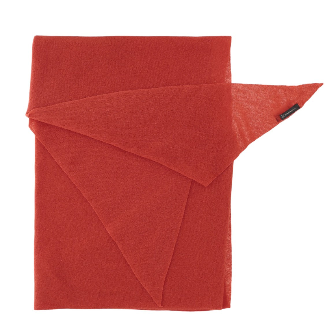 Faliero Sarti Red Adeli Triangular Cashmere Scarf