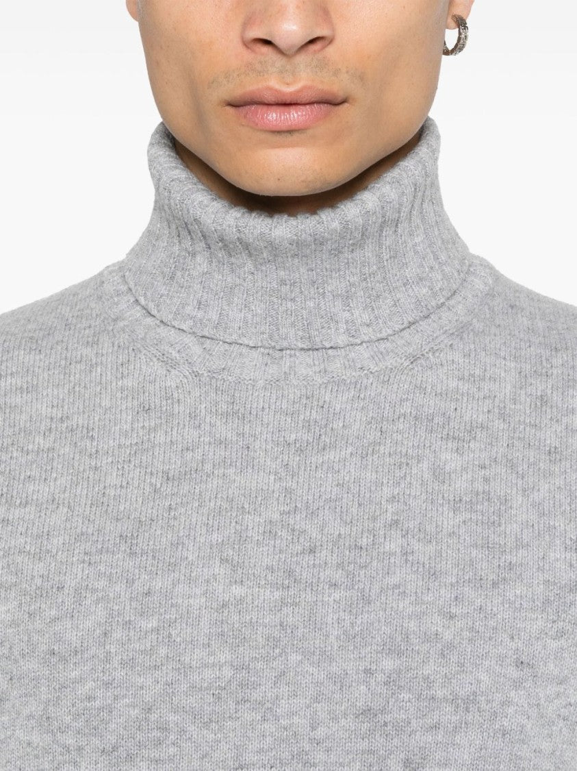 Doppiaa Amintore High-Neck Ribbed Sweater