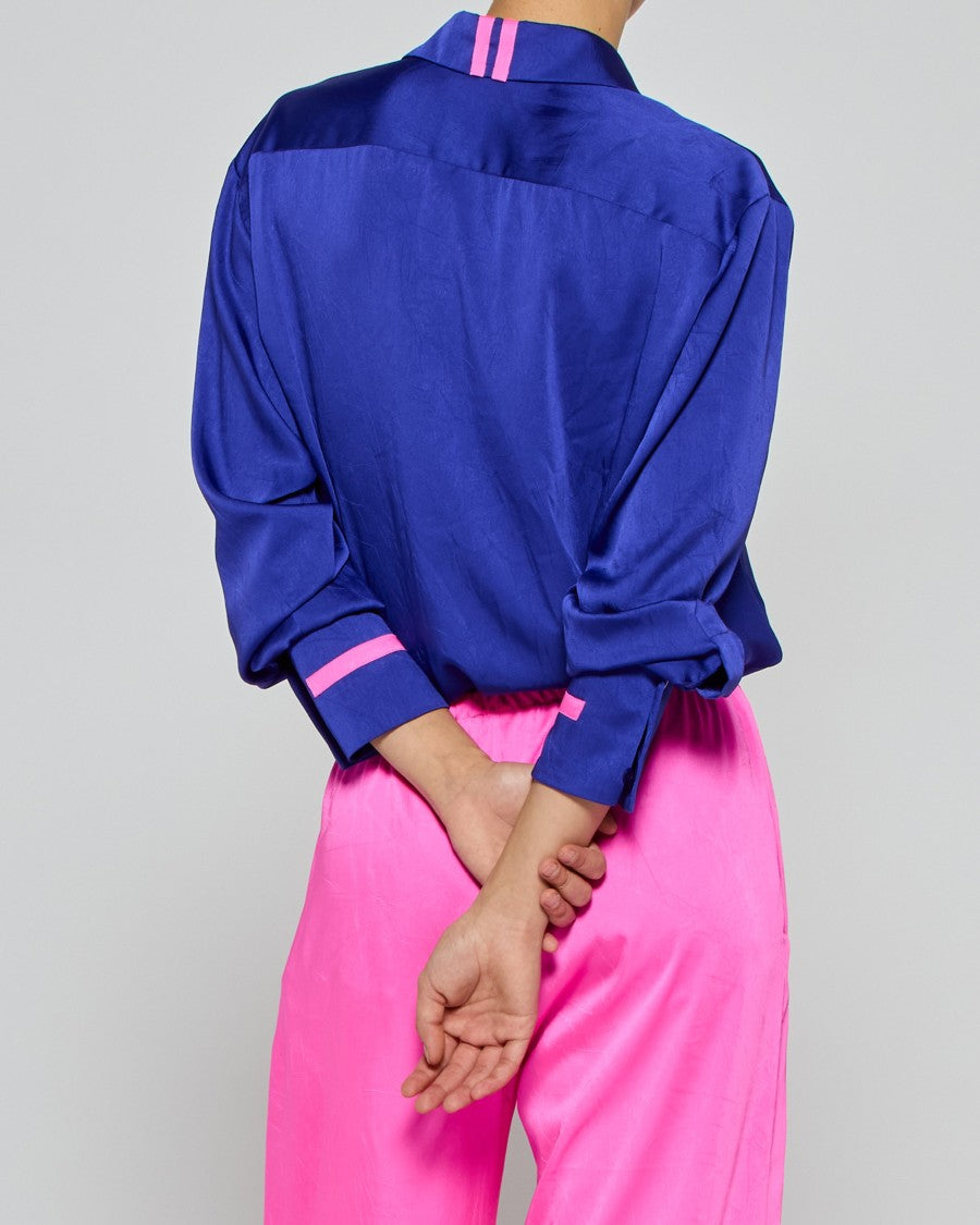 Serena Bute Oversized Shirt '25 - Violet Blue