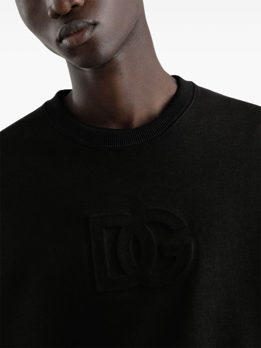 Dolce & Gabbana Relaxed Fit Black Sweater